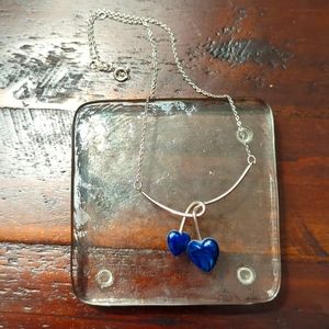 Vintage Duo Hearts Necklace